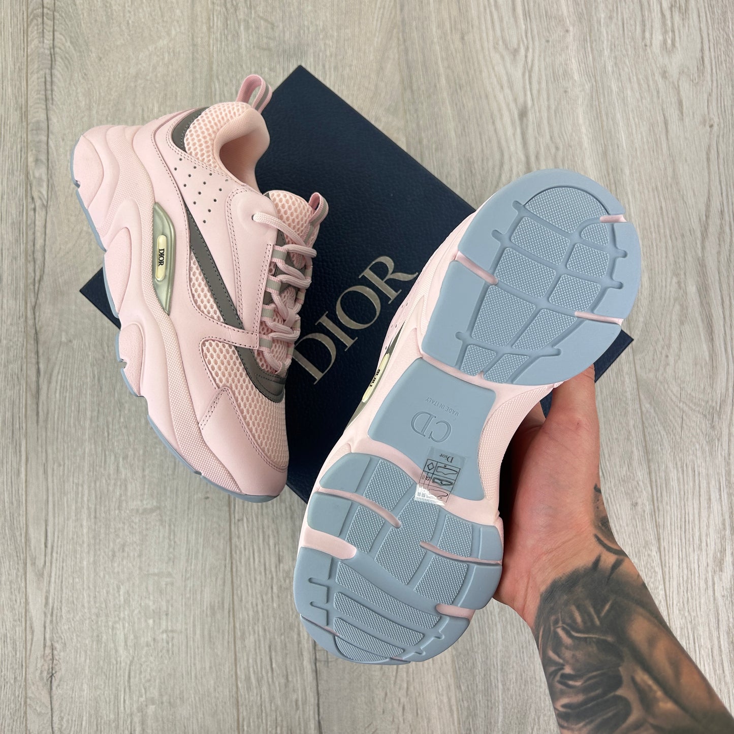 Dior B22 Triple Pink Runners - 42