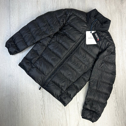 Moncler Men’s Black Zip-up Peyre Down Jacket - Size 5