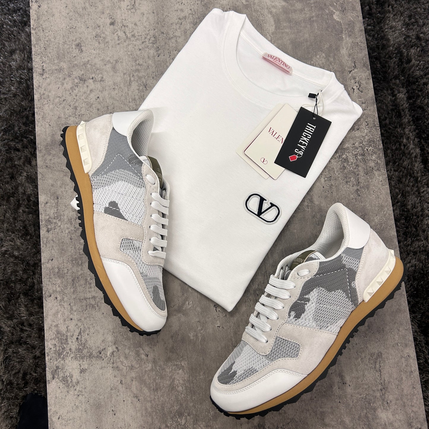Valentino T-shirt & Rockrunner Set - All Sizes Available
