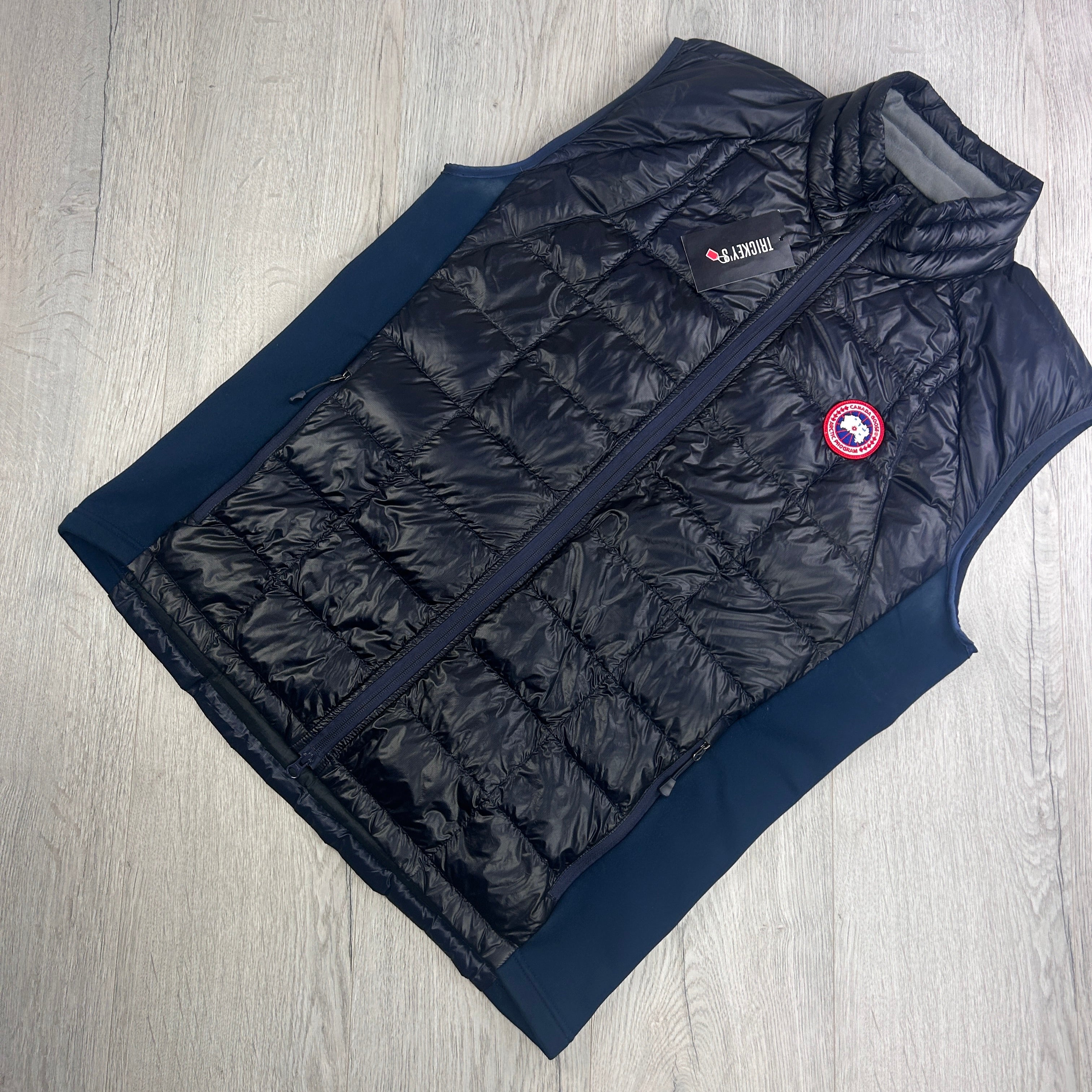 Navy canada goose on sale gilet