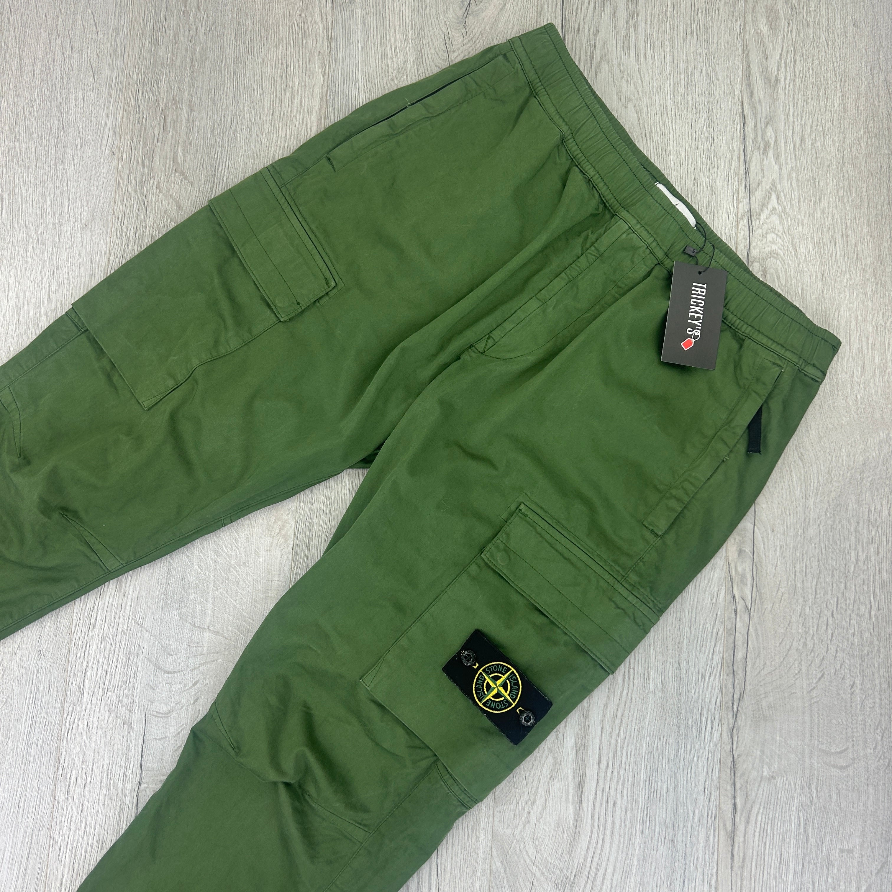 Stone island cargo on sale green