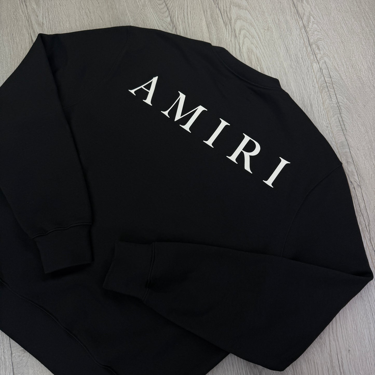 Amiri Men’s Black MA Logo Crewneck Jumper