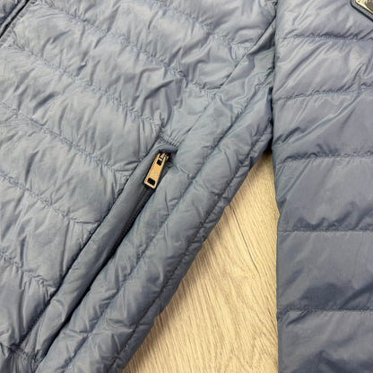 Prada Men’s Blue Zip-up Puffer Jacket - 48