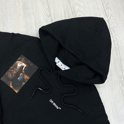 Off White Men’s Black Pullover Hoodie - Small