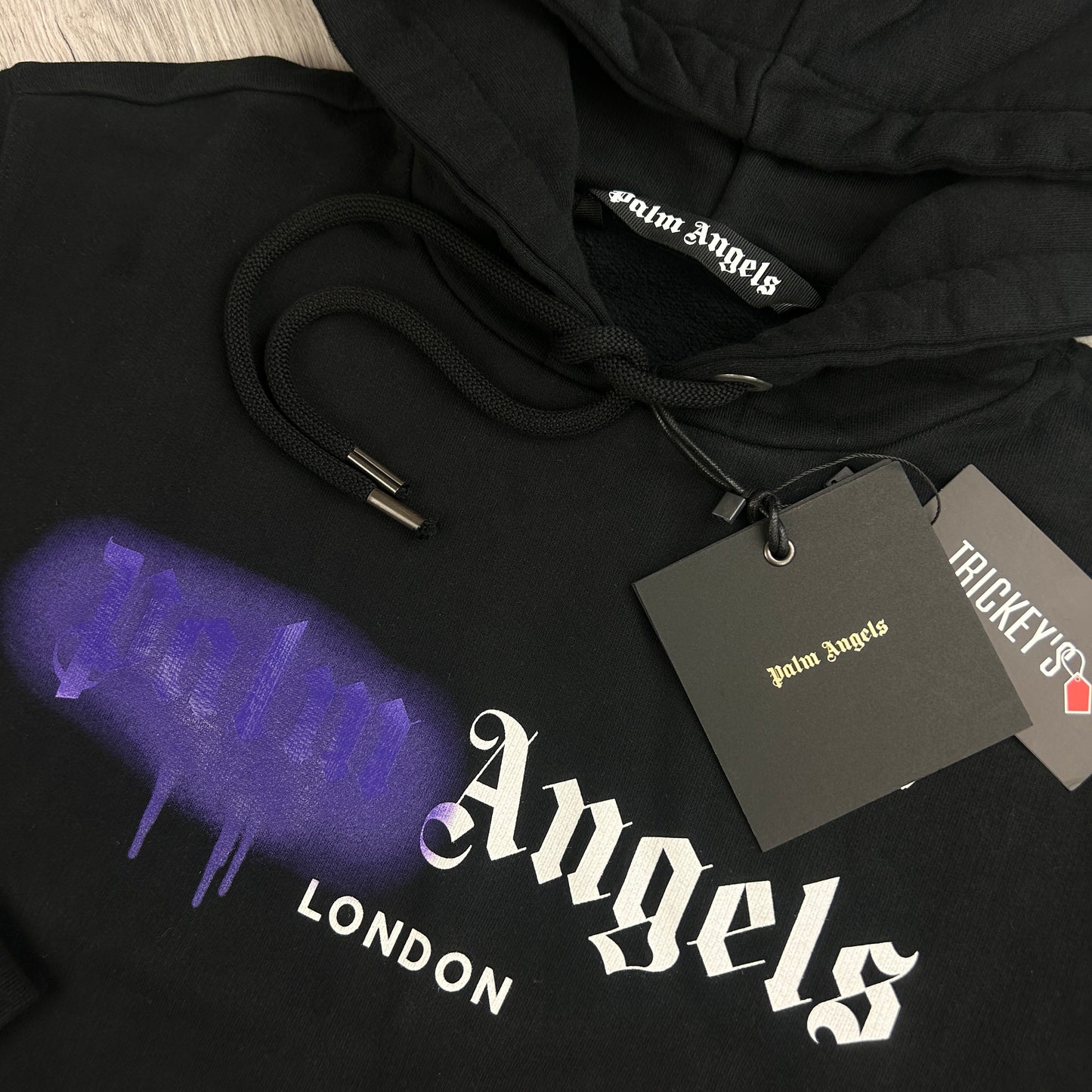 Palm Angels ‘London’ Men’s Black Pullover Hoodie