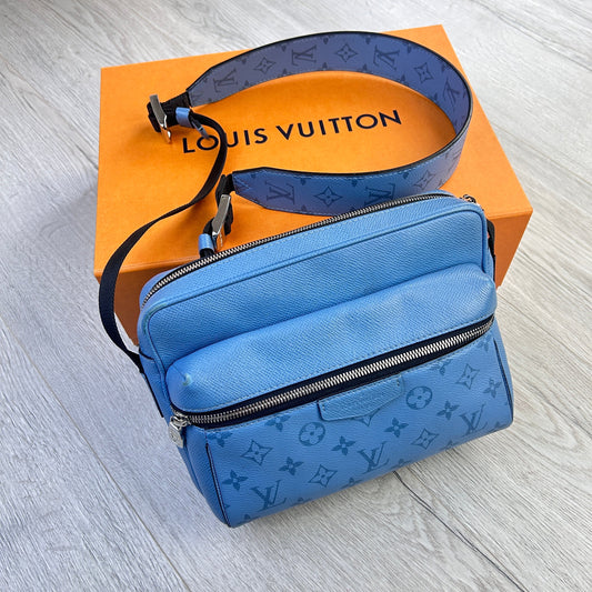 Louis Vuitton Men’s Baby Blue Outdoor Messenger Bag