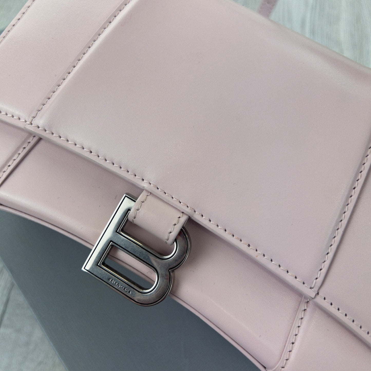 Balenciaga Women’s Pink Small Hourglass Handbag