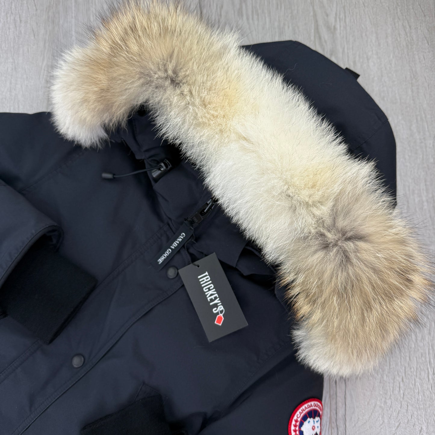 Canada Goose Women’s Trillium Navy Parka Jacket - Small Fusion