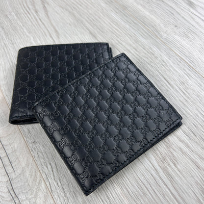 Gucci Men’s GG Leather Monogram Wallet