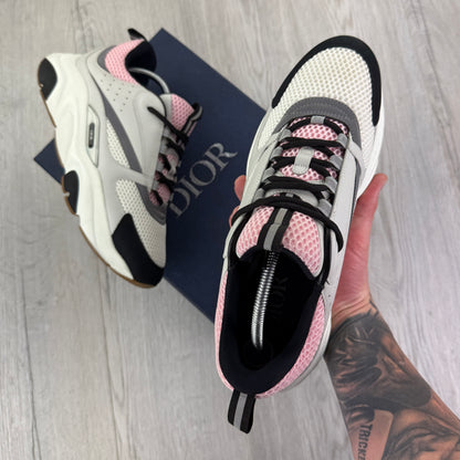 Dior B22 Men’s Pale Pink Grey & White Trainers - 45 (Fit Uk 10/10.5)