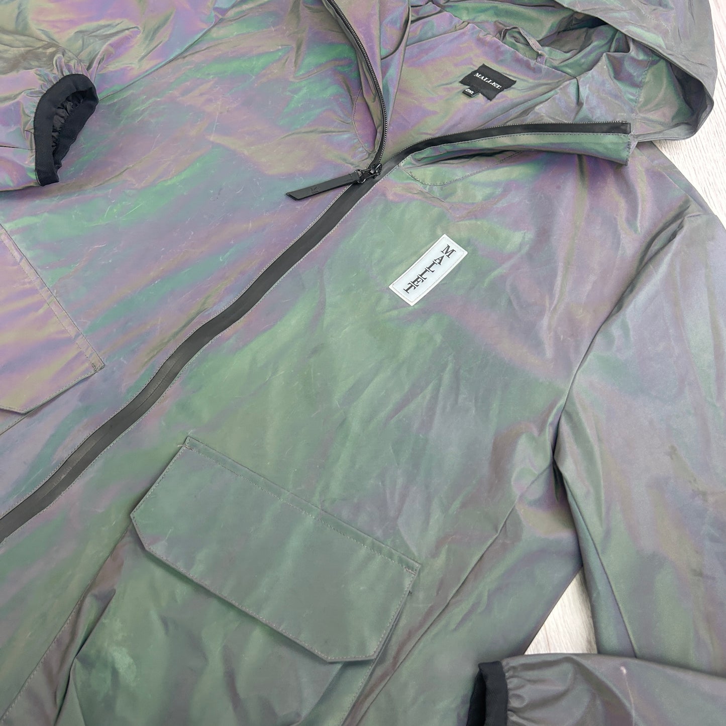 Mallet London Men’s Zip-up Fully Reflective Rare Jacket - XXL