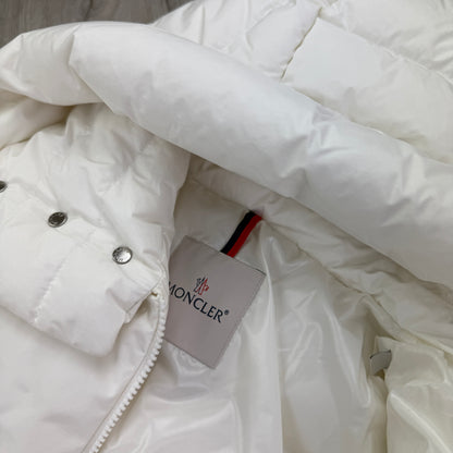 Moncler Fleole Men’s White Down Jacket - Size 4