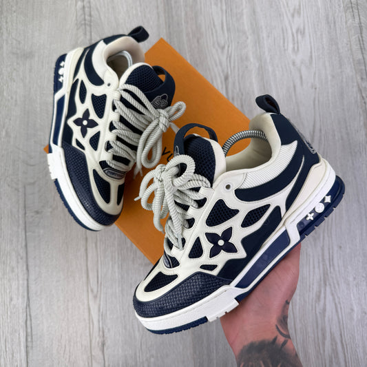 Louis Vuitton Men’s Navy & White Skate Trainers - Uk 6.5 (Fit Uk 7.5)