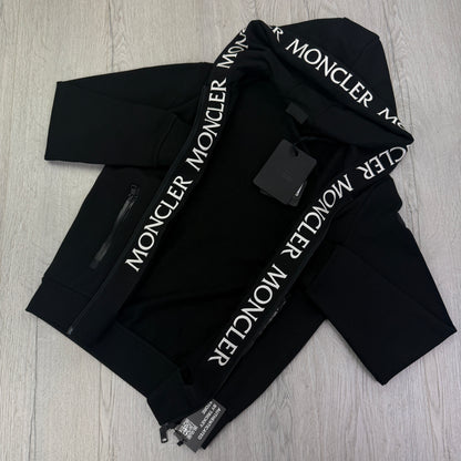 Moncler Men’s Black Badge Zip-up Maglia Cardigan - Small