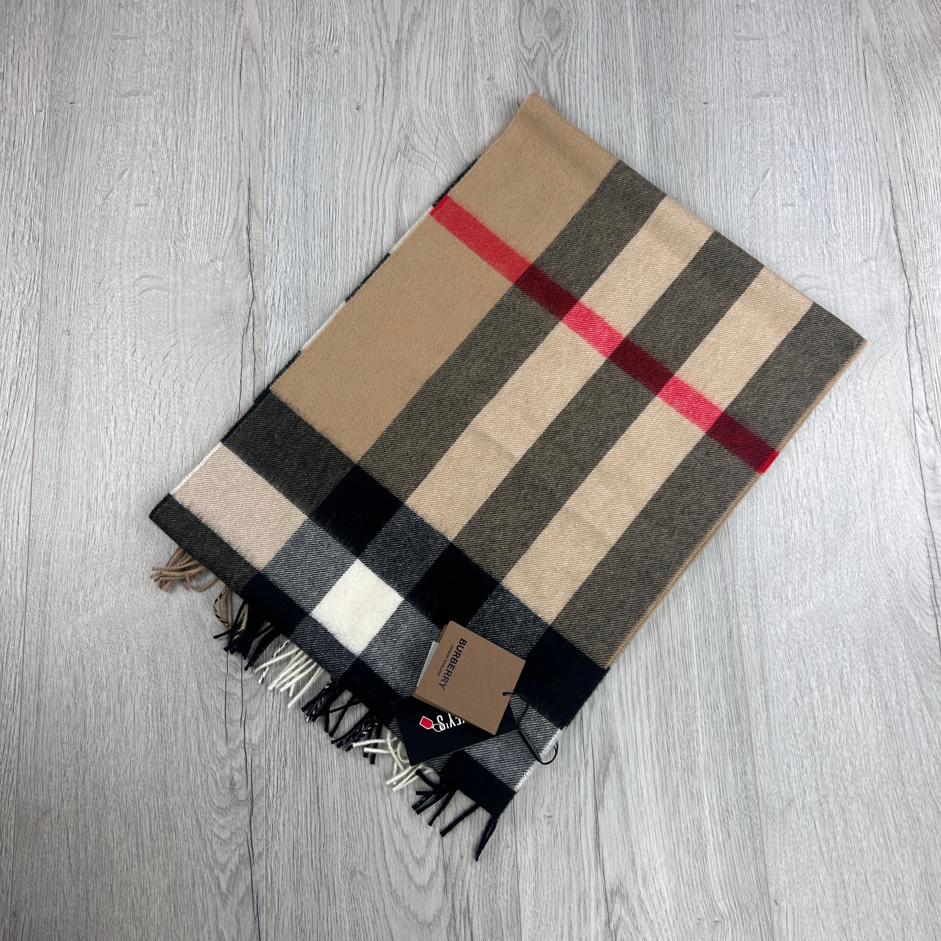 Burberry scarf sales big