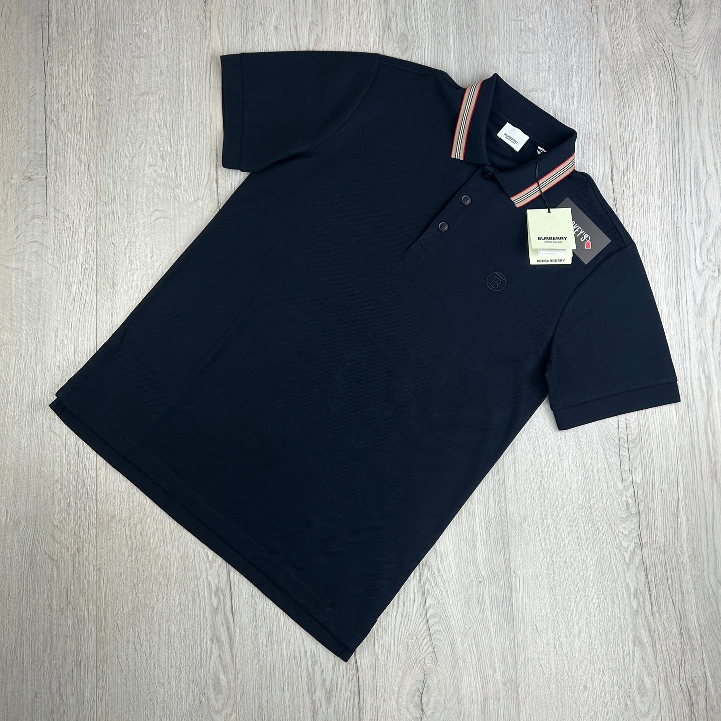 burberry polo navy blue