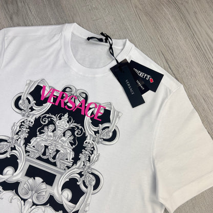 Versace Men’s White T-shirt - Small