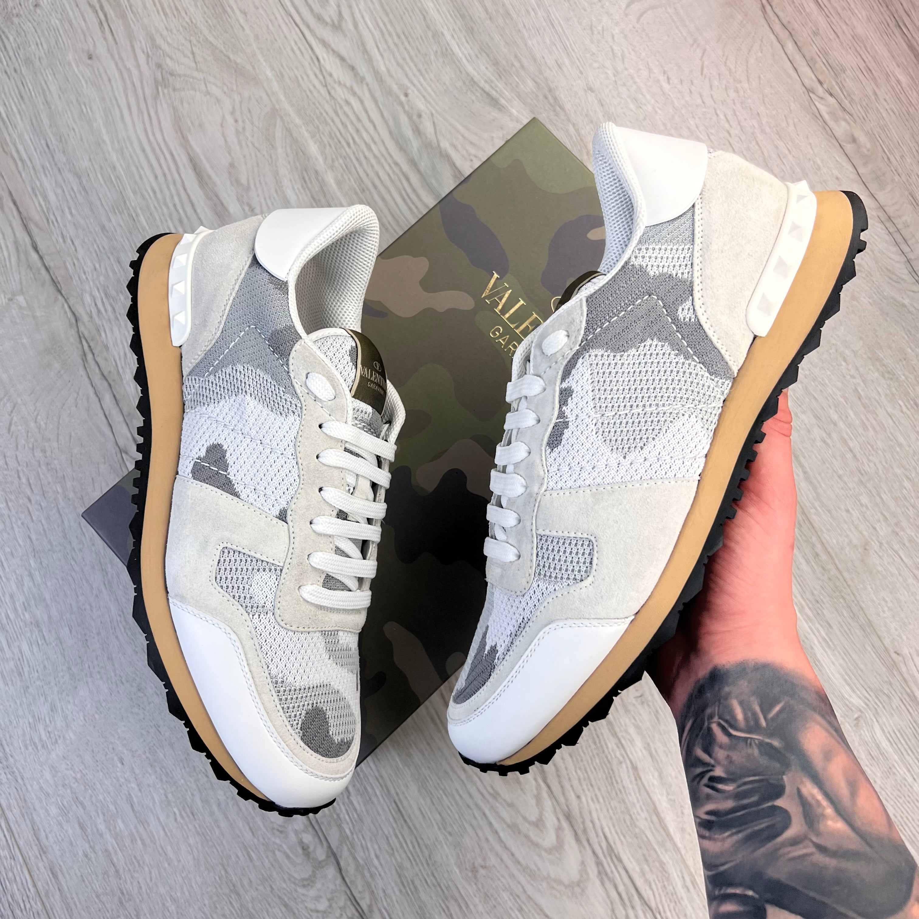 Valentino camo sales trainers mens