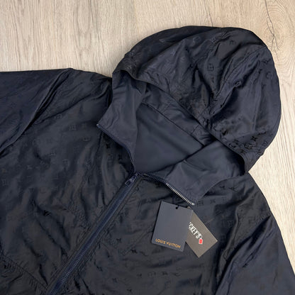 Louis Vuitton Men’s Monogram Reversible Navy Windbreaker Jacket - Size 54