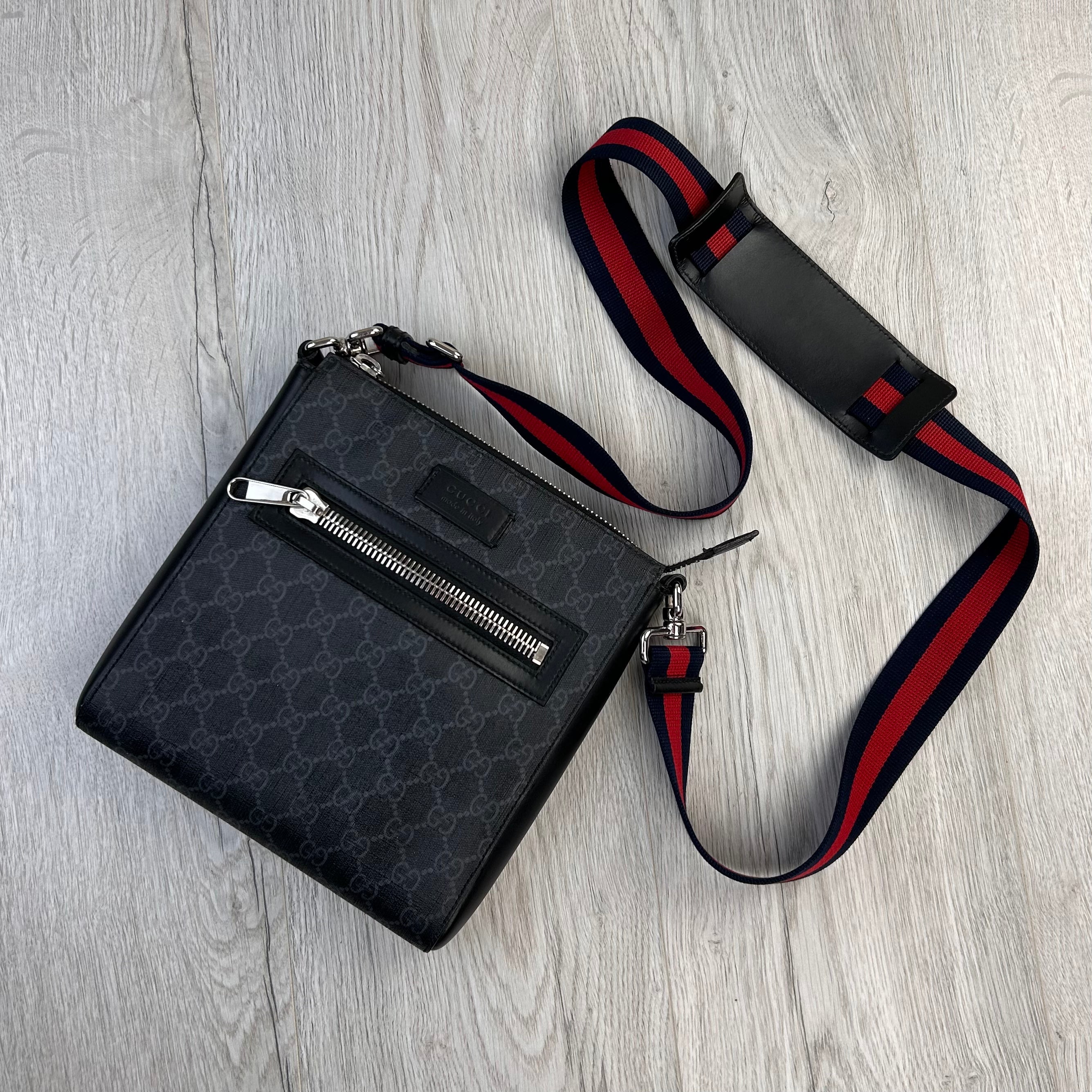 Gg black small messenger bag online