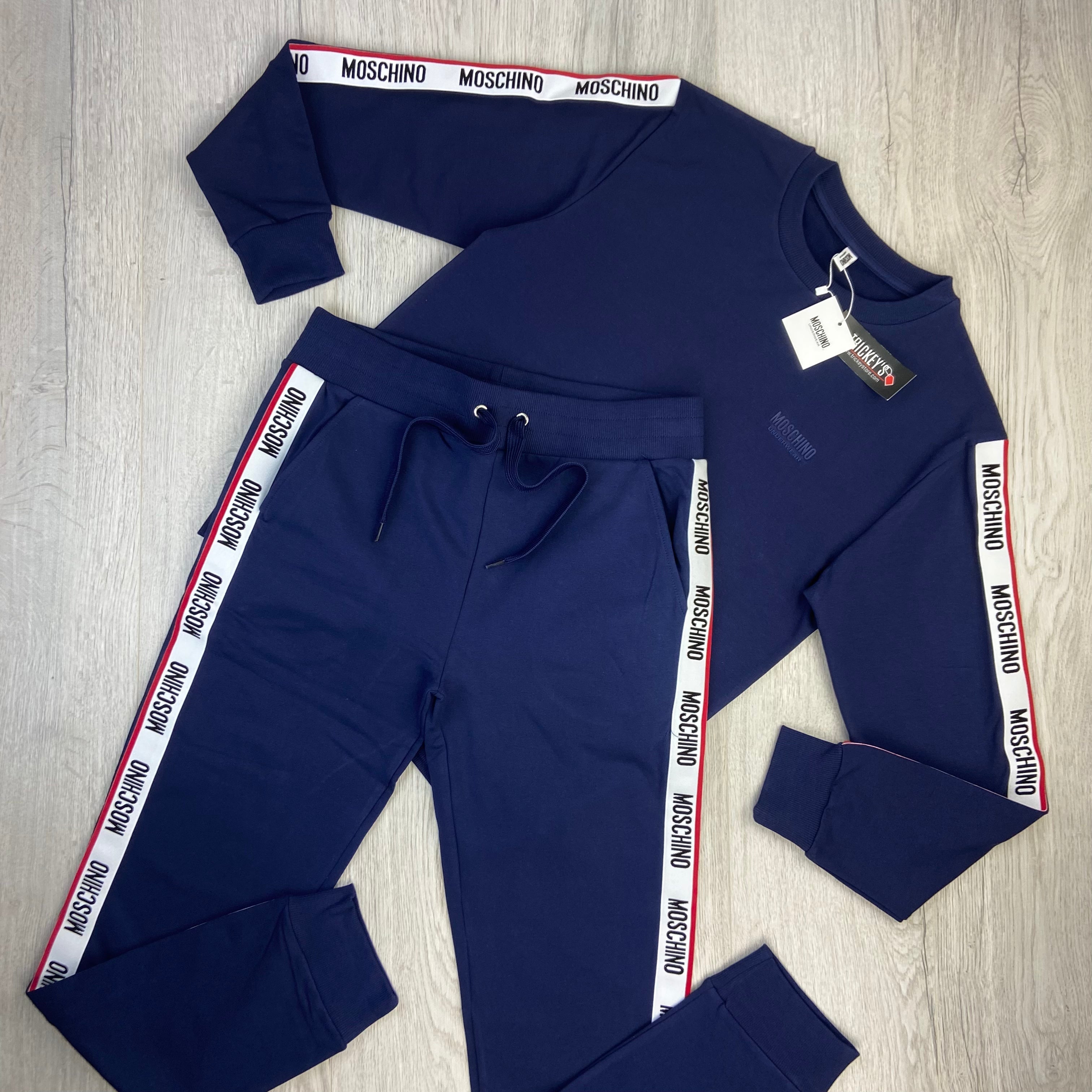 Moschino Men s Navy Full Tracksuit Trickey.store