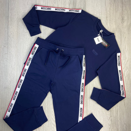 Moschino Men’s Navy Full Tracksuit