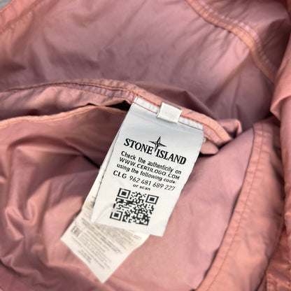 Stone Island Men’s Pink Naslan Light Watro Zip-up Jacket - Small