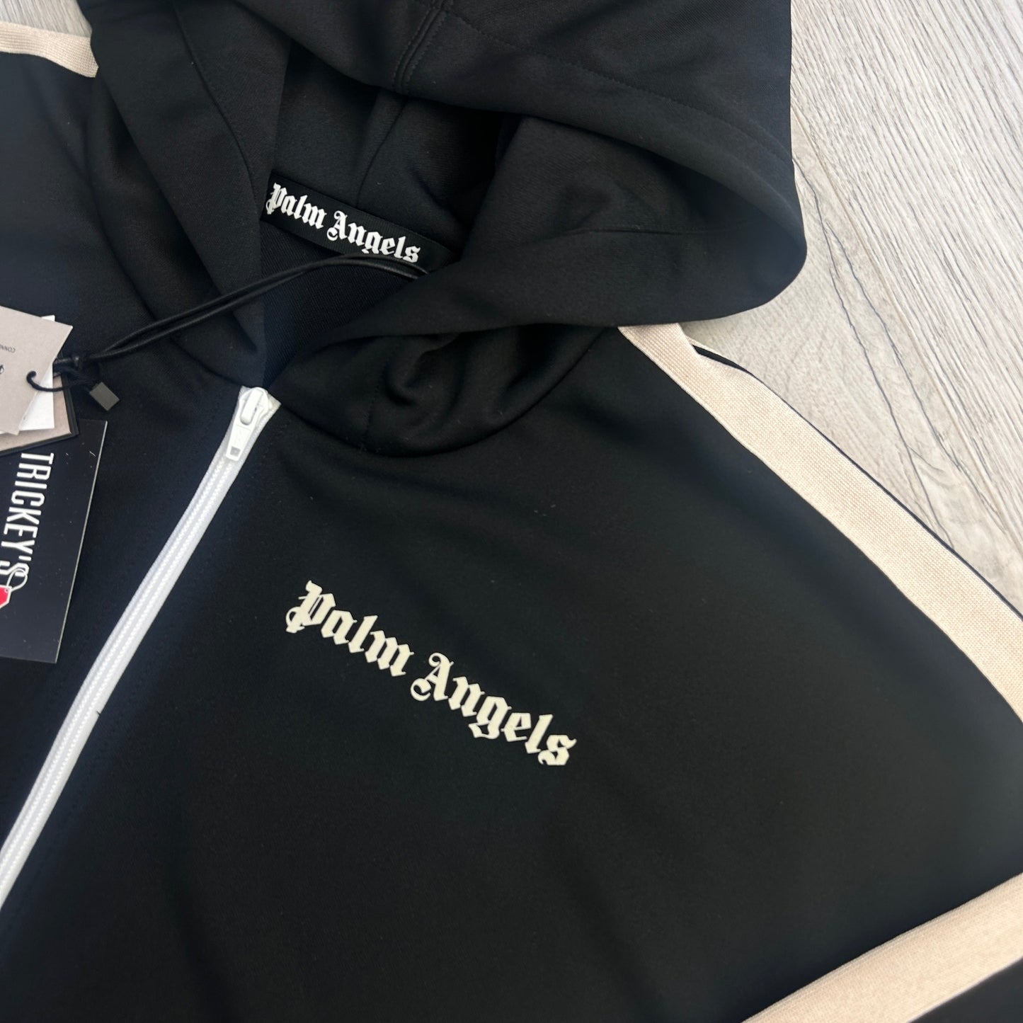 Palm Angels Men’s Black Zip-up Track Jacket