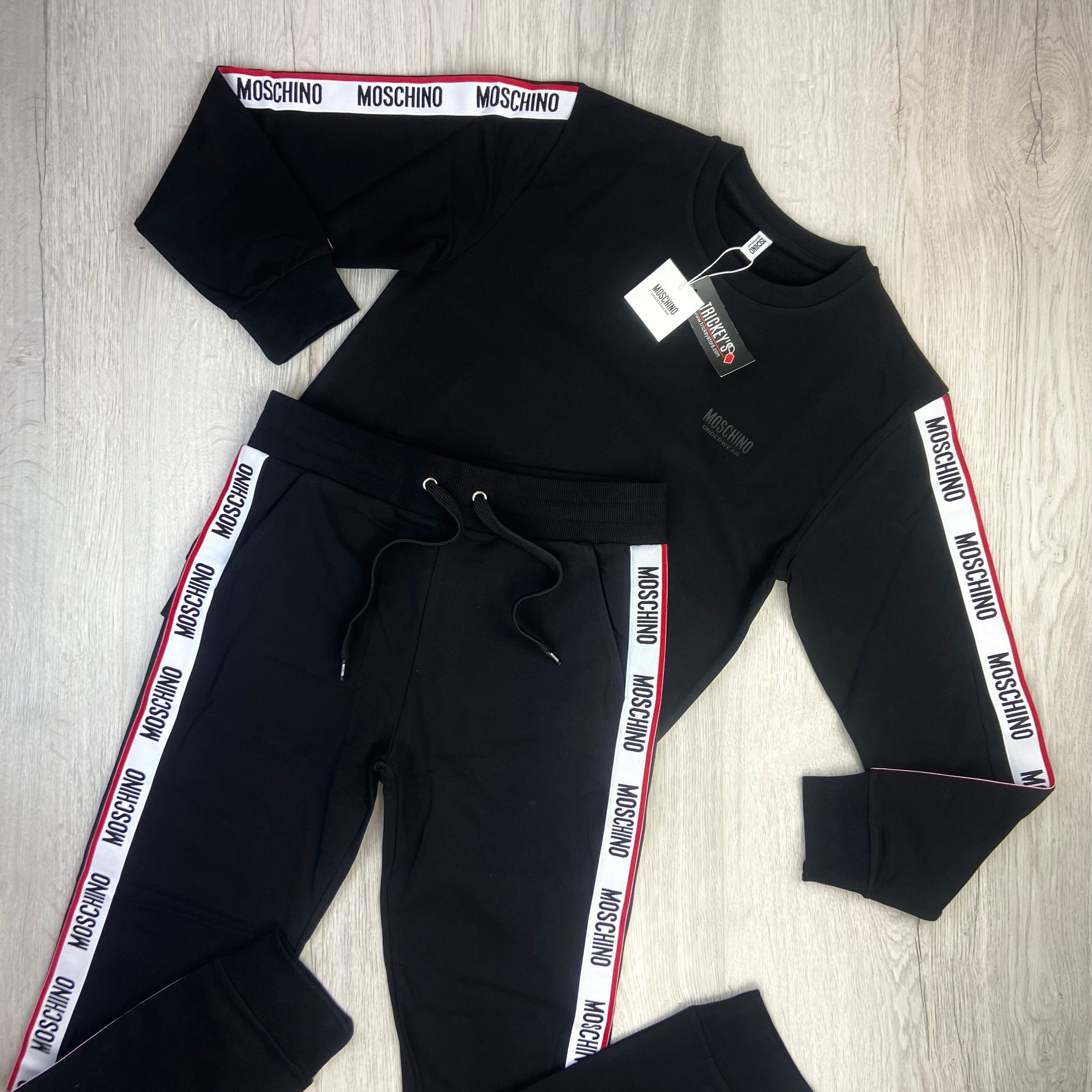 Moschino store sweat suit