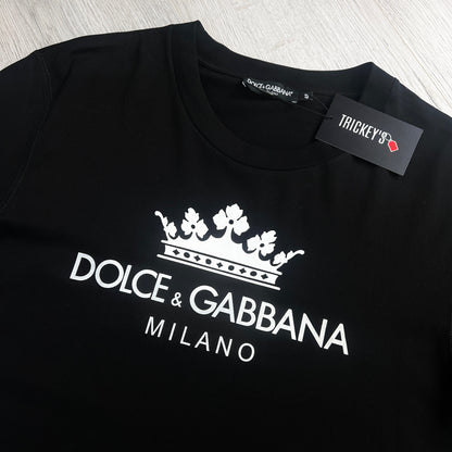 Dolce & Gabbana Men’s Black T-shirt - XL Slim