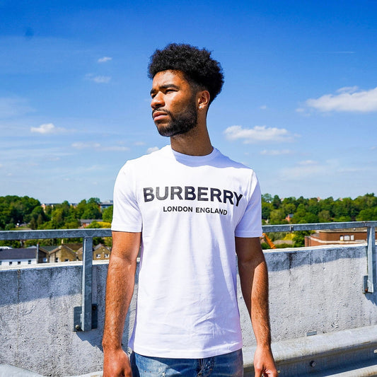 Burberry Men’s White Short-sleeve Oversized T-shirt