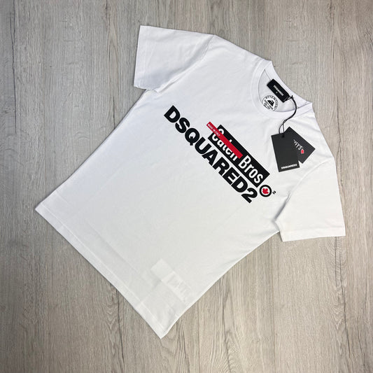 Dsquared2 Men’s ‘Caten Bros’ White T-shirt