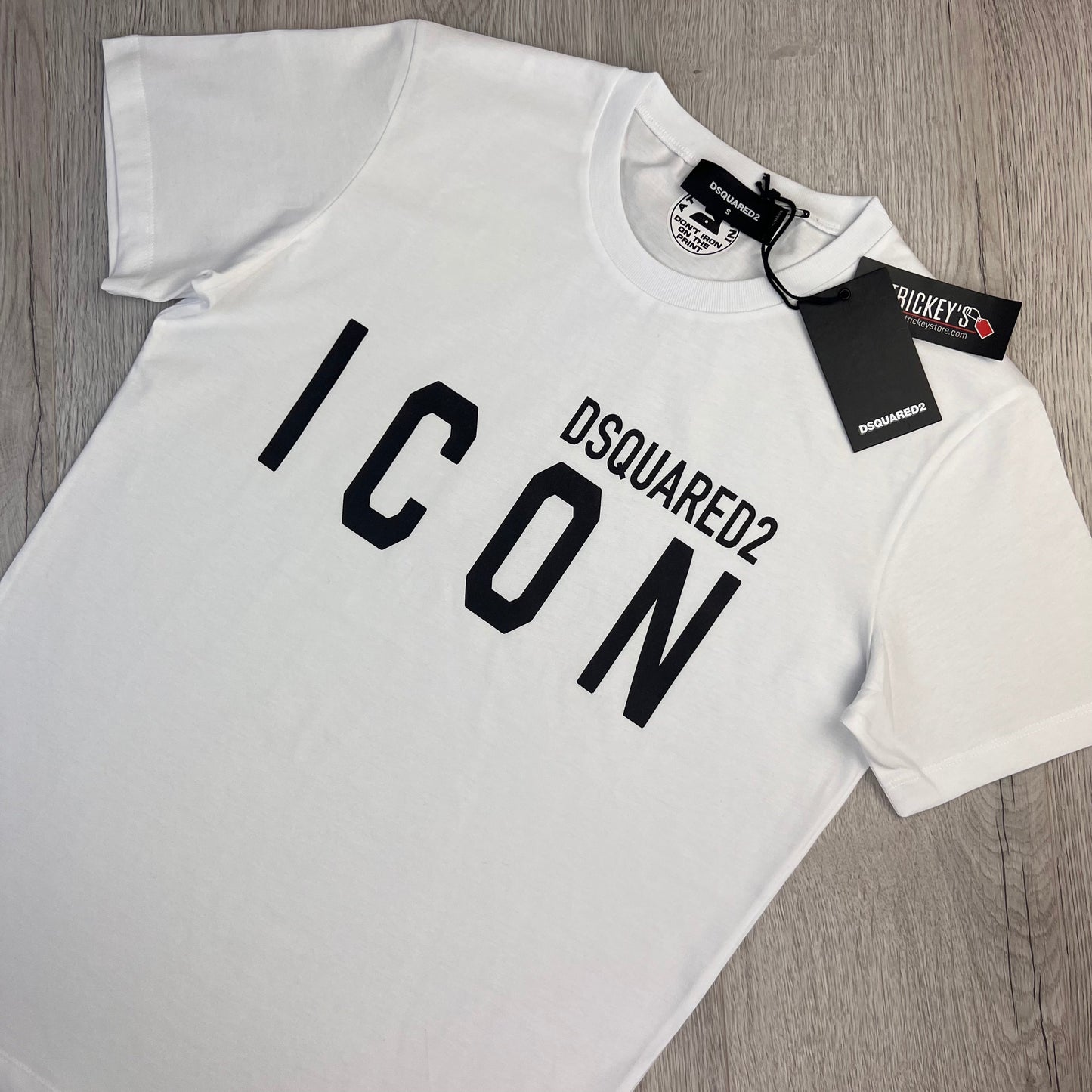 Dsquared2 Men’s ‘ICON’ White T-shirt