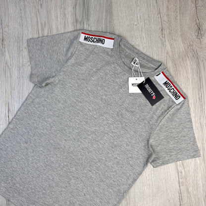 Moschino Men’s Grey T-shirt & Short Set