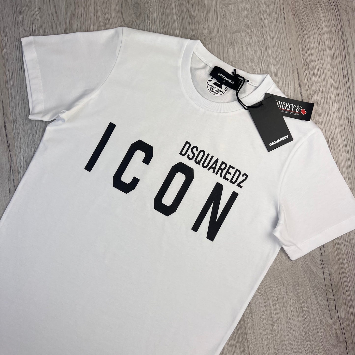 Dsquared2 Men’s ‘ICON’ White T-shirt