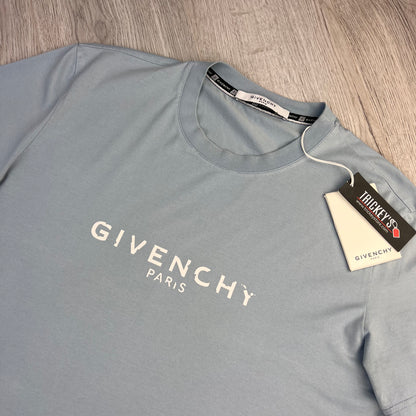 Givenchy Men’s Blue T-shirt - Medium
