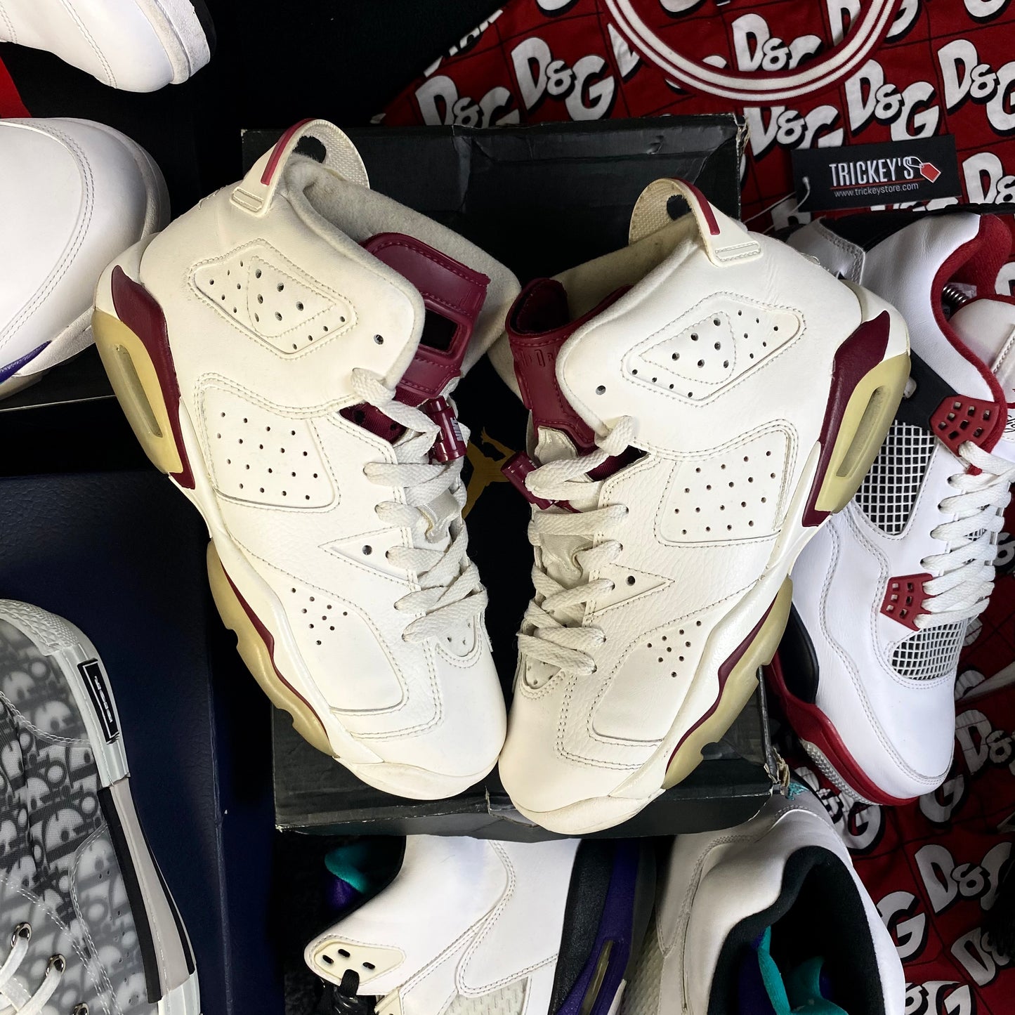 Jordan 6 Retro Maroon 2015 - Uk 5.5