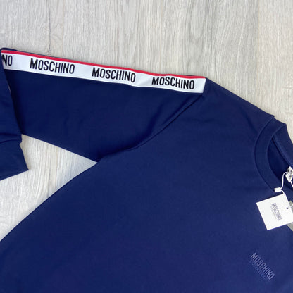 Moschino Men’s Navy Crewneck Jumper