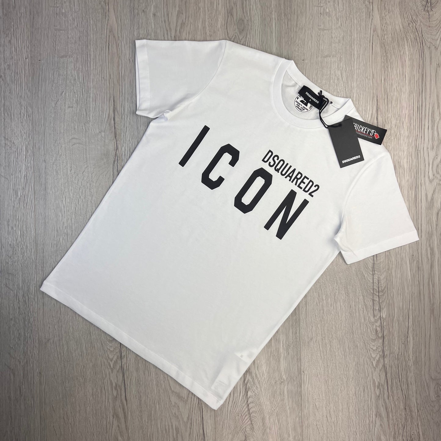 Dsquared2 Men’s ‘ICON’ White T-shirt