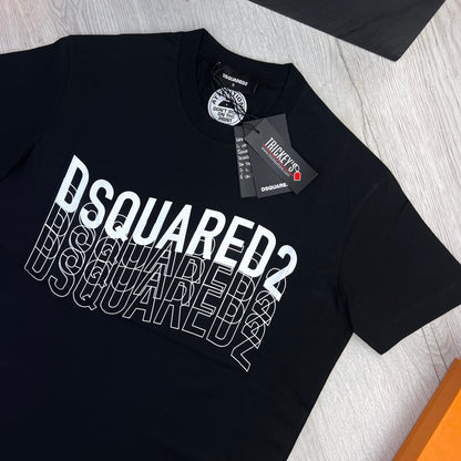 Dsquared2 Men’s Black Waves T-shirt