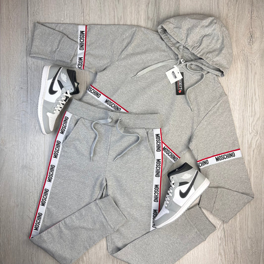 Moschino Men’s Grey Full Tracksuit