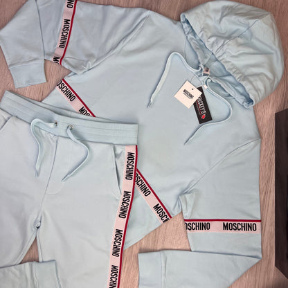 Moschino Sky Blue Men’s Full Tracksuit