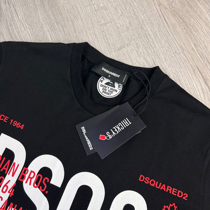 Dsquared2 Men’s ‘Brothers’ Black T-shirt