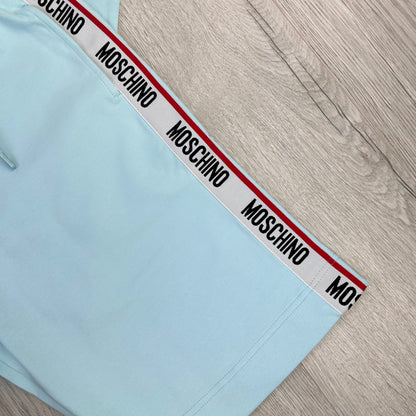 Moschino Men’s Baby Blue T-shirt & Short Set