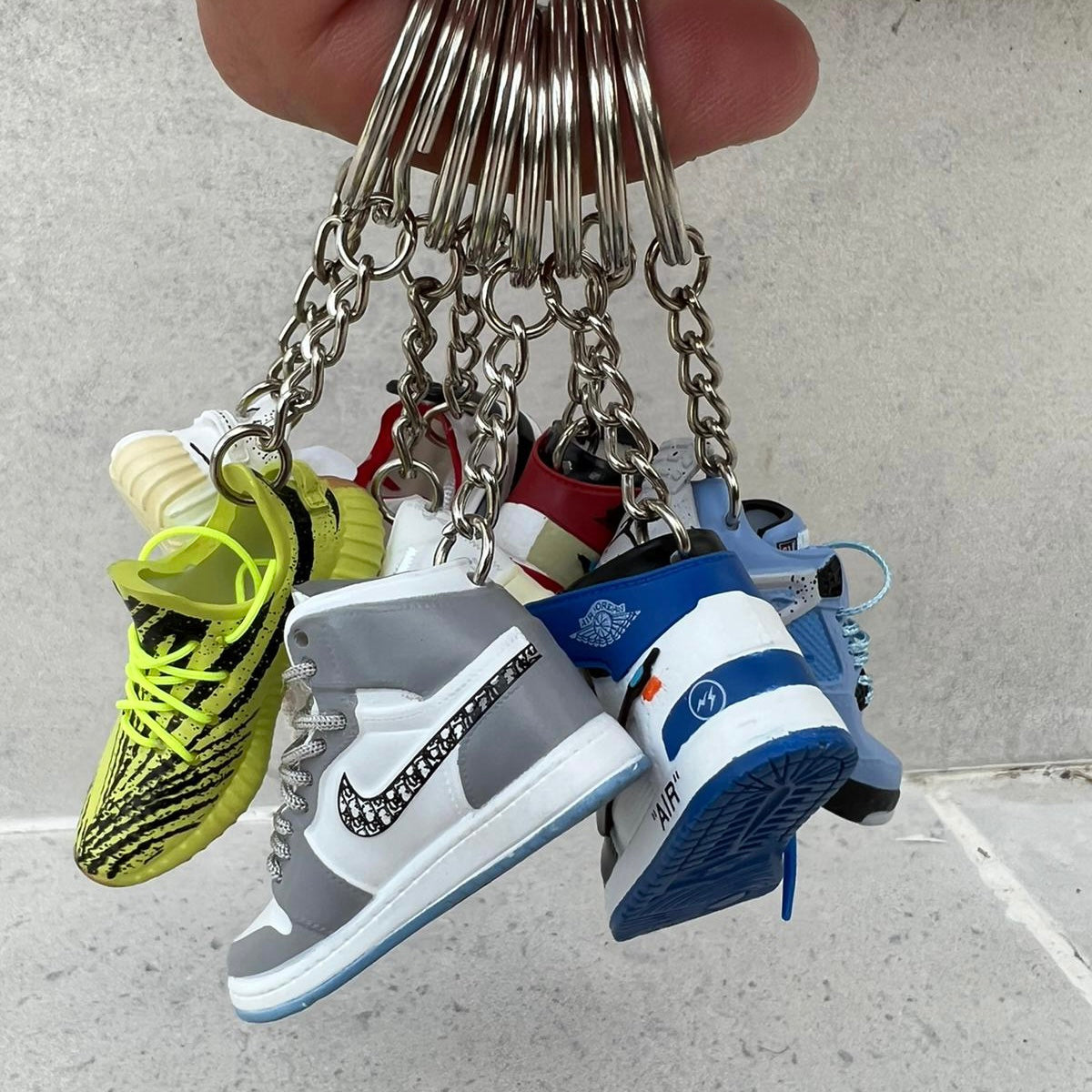 Trainer keyrings on sale