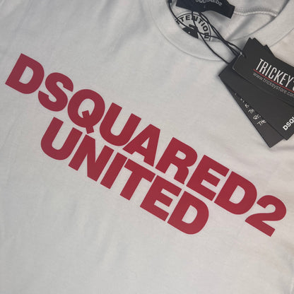 Dsquared2 ‘UNITED’ Men’s White T-shirt