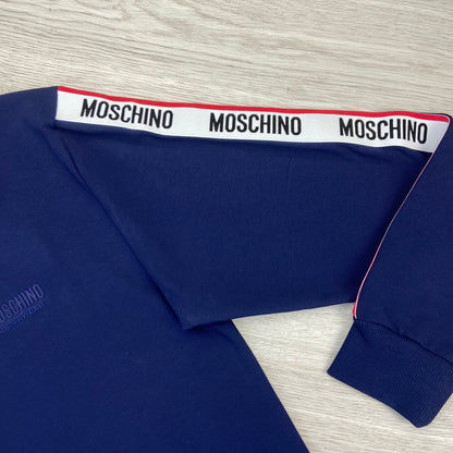 Moschino Men’s Navy Crewneck Jumper