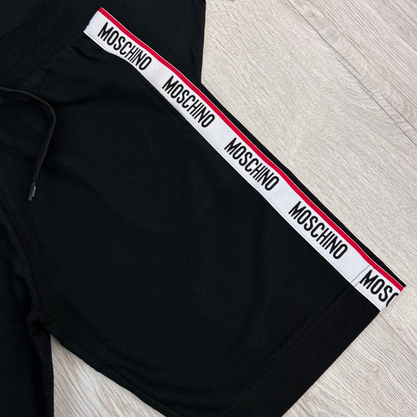 Moschino Men’s Black T-shirt & Short Set